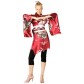 Short Red Kimono Dress