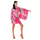 Short Pink Kimono Dress