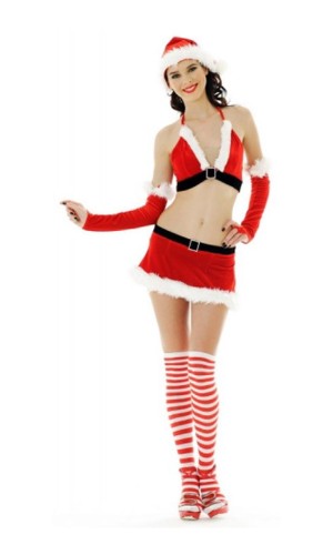 Sexy Santa Girl Skirt Set
