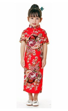 Red Chinese Kids Dress