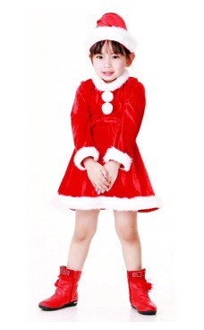 Santa Girl Kids Costume