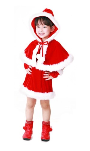 Santa Hooded Kids Costume