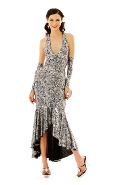 Stylish Silver Salsa Dress