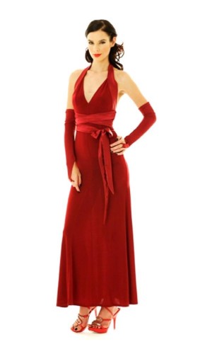 Luxurious Red Evening Dress