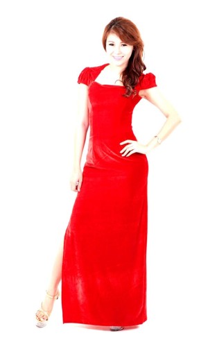 Magnificent Red Evening Dress
